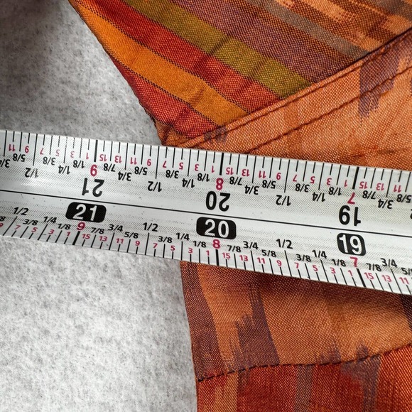 Soft Surroundings Top Womens MEDIUM Aztec Print Tribal Boho Long Sleeve Button - Picture 12 of 14